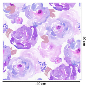 Pretty Purple Posies Wallpaper