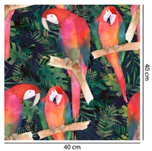 Load image into Gallery viewer, Tropical Parrot Wallpaper
