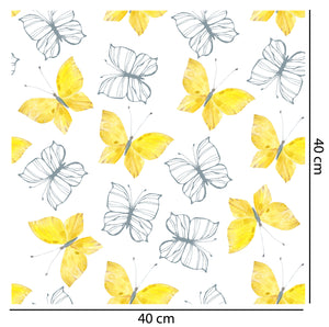 Mellow Yellow Butterfly Wallpaper
