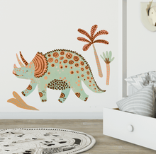 Load image into Gallery viewer, Dinosaur Tri Green Wall Decal
