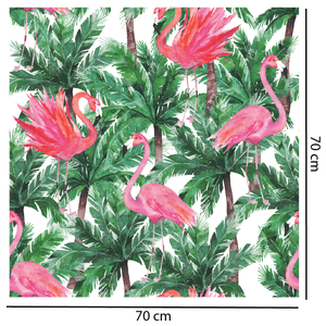 Tropical Pink Flamingo Wallpaper