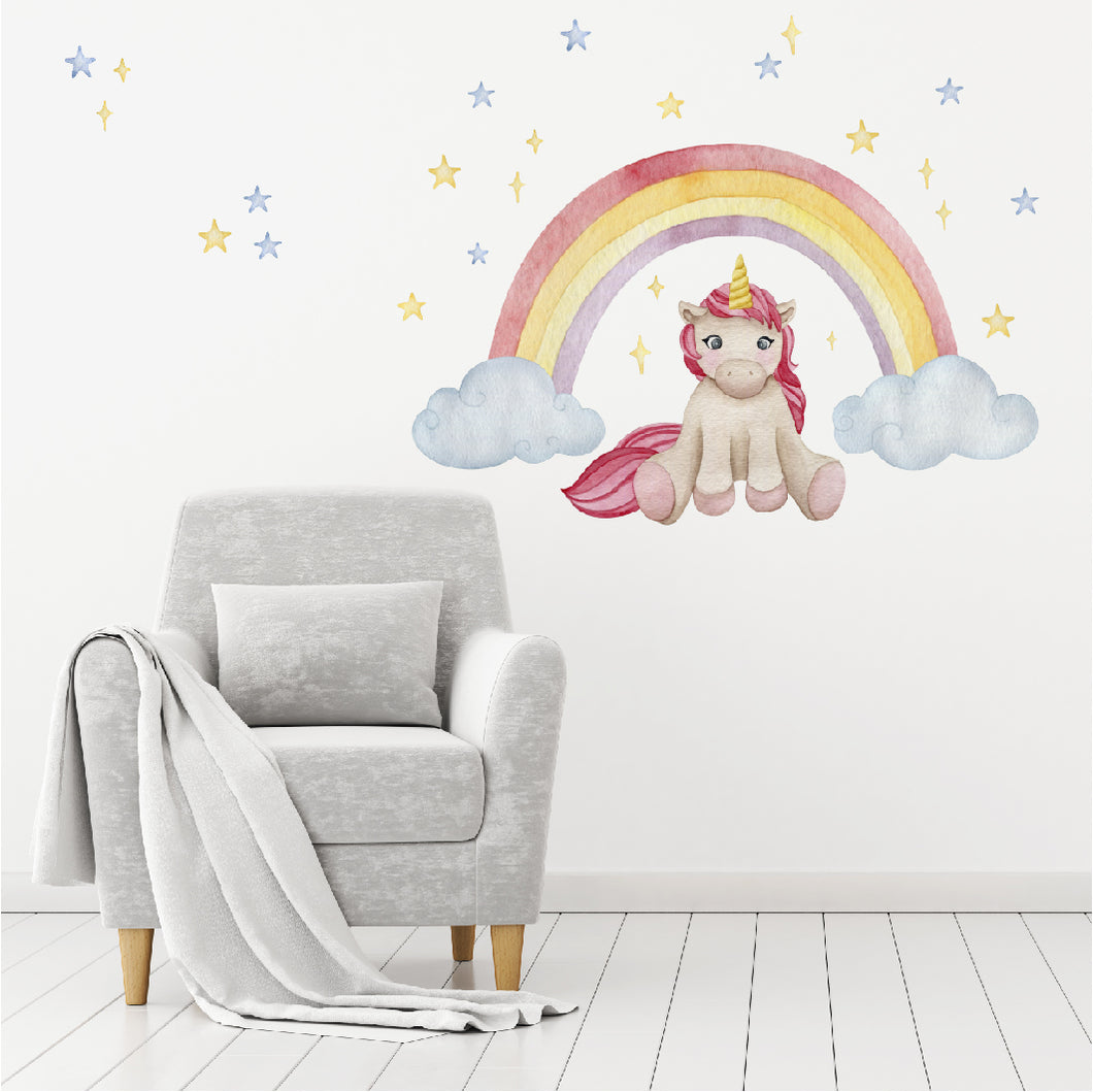 Unicorn Dreaming Wall Decal Set