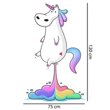 Load image into Gallery viewer, Unicorn Fart Power Wall Decal
