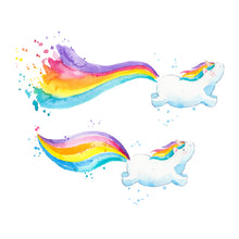 Load image into Gallery viewer, Unicorn Fart Magic Wall Decal Set
