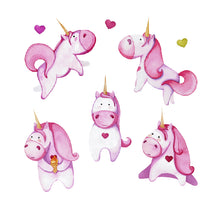 Load image into Gallery viewer, Unicorn Fun Wall Decal Set
