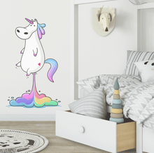 Load image into Gallery viewer, Unicorn Fart Power Wall Decal
