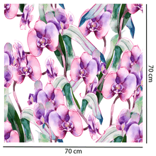 Load image into Gallery viewer, Vintage Purple Orchid Wallpaper
