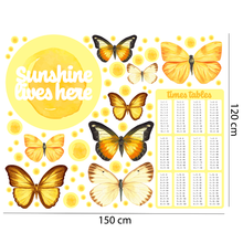 Load image into Gallery viewer, Yellow Butterfly - Full Room Wall Decal Set
