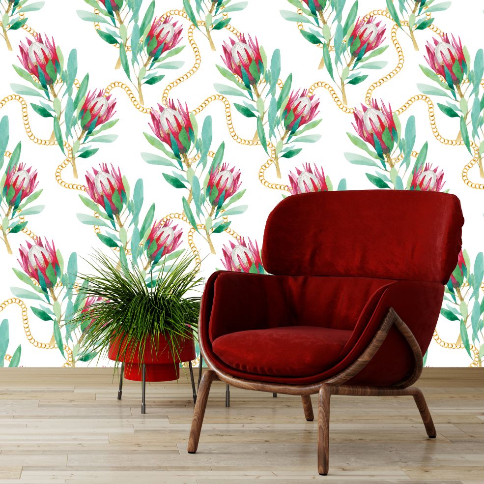 Botanical Chains Wallpaper