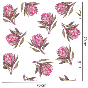 Delicate Floral Protea Wallpaper