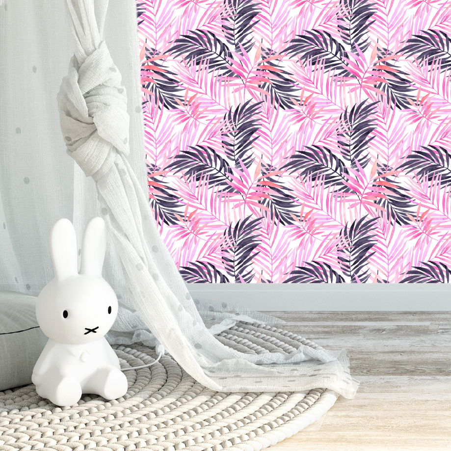 Pink Palm Wallpaper