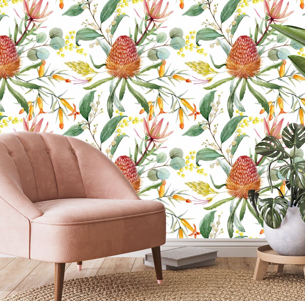 Bright Banksia Wallpaper