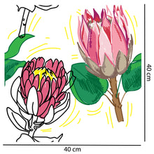 Load image into Gallery viewer, Bright Protea Flower Wallpaper
