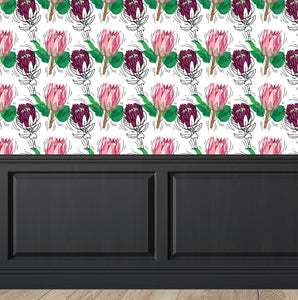 Bold Protea Flower Wallpaper